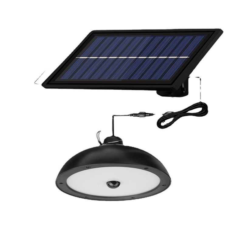 Luz de parede solar de cabeça dupla retrô com sensor de movimento impermeável para pátio ao ar livre