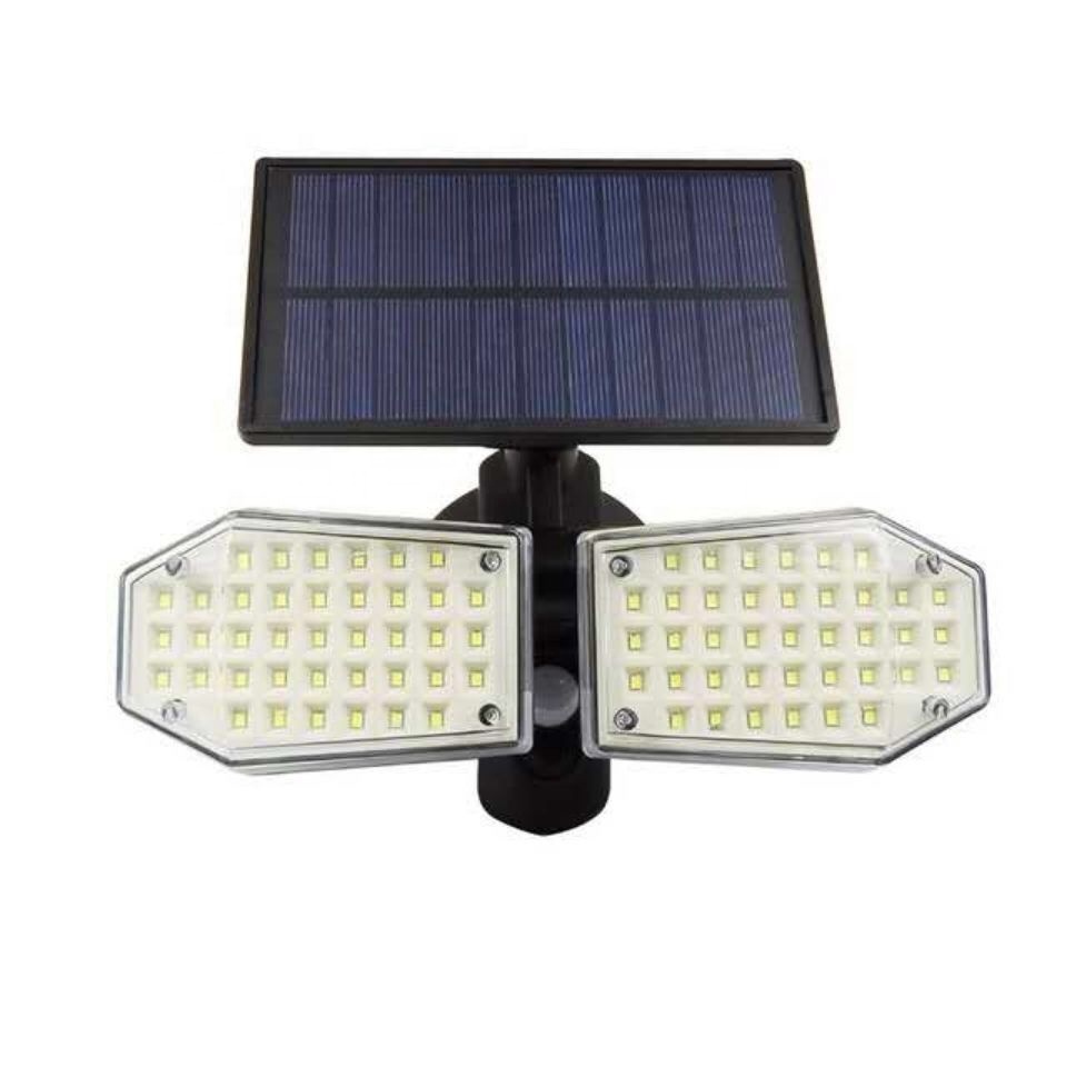 Luzes solares altamente brilhantes impermeáveis ​​exteriores da parede 78led do sensor de movimento